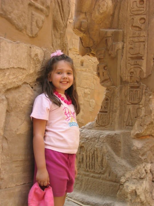 Annabel Caldwell as a child
